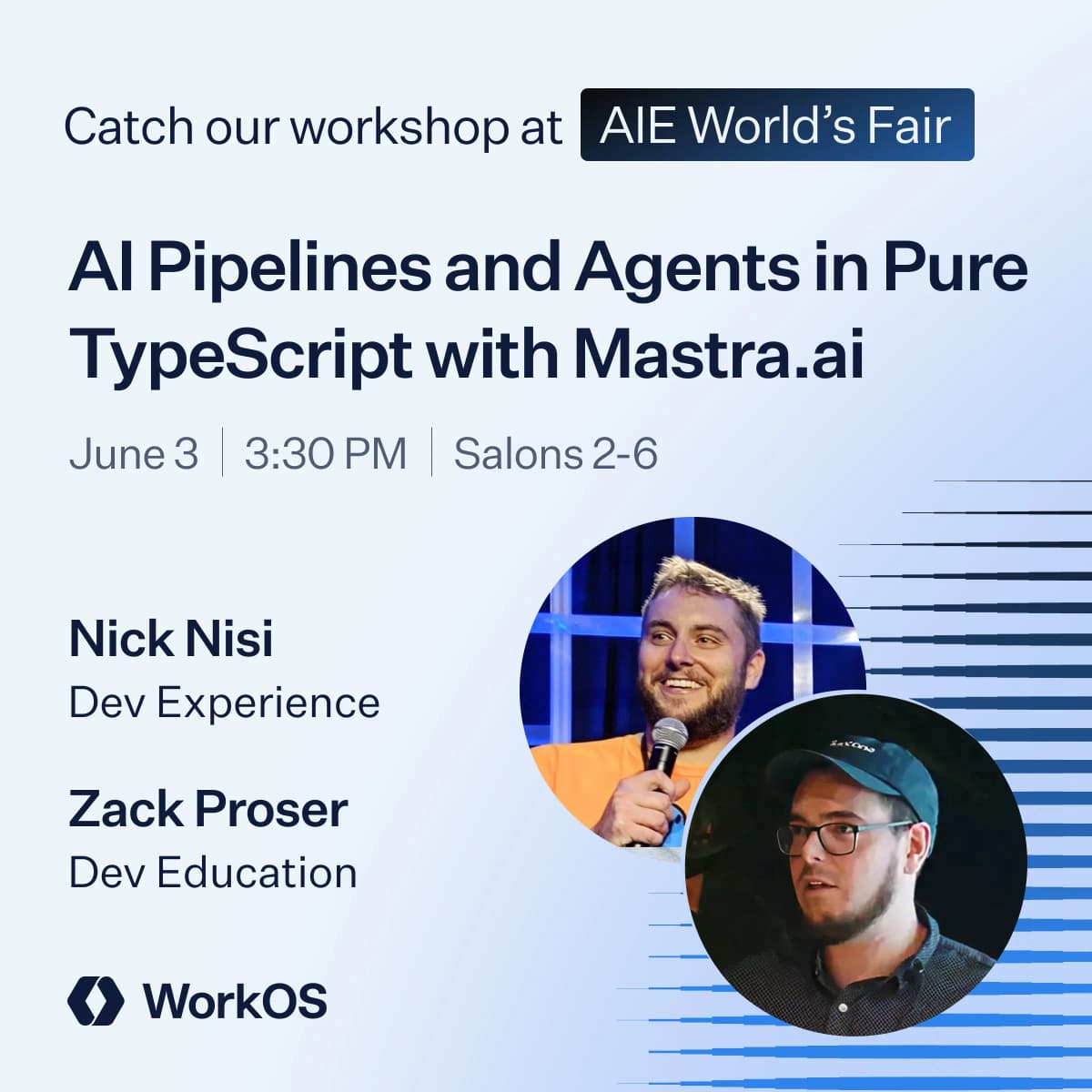 Live Workshop: AI Pipelines & Agents in TypeScript w Mastra.ai - Nick Nisi and Zack Proser