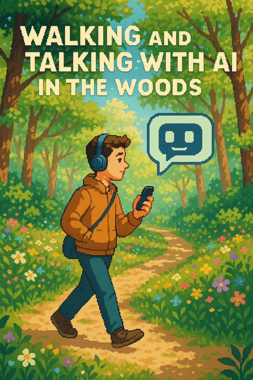Walking and talking with AI in the woods